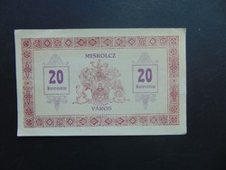 20 korona 1919 Miskolcz  