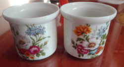 2 pcs Porcelain Candle Holders, 5 cm Tall