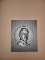 KELEMEN LAJOS portré plakett 42 cm x 35 cm
