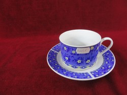 Blue lion, blue saray jelzésű keleti porcelán teáscsésze + alátét. Vanneki!