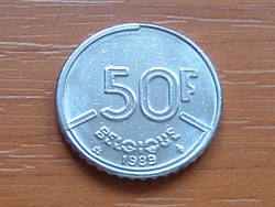 BELGIUM BELGIQUE 50 FRANK 1989 