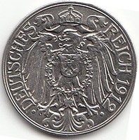 Német 25 pfennig 1912D . F2025