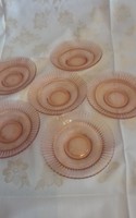 Antik rozsaszin tányér 6 darab