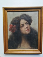 Hollós Holczer Károly - Női portré