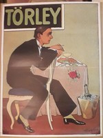 Régi Törley reklám plakát (Faragó Géza)