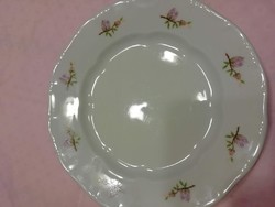 Zsolnay lila barackvirág mintás süteményes tányér