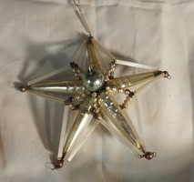 Retro karácsonyi csillag alakú dísz 