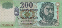 200 Forint 2005 FA - aUNC - hajtatlan