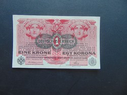​1 korona 1916 1662 Szép ropogós bankjegy  
