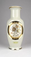 0Y418 Kyoto 24K aranyozott porcelán váza 21 cm