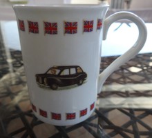 English car mug - modern