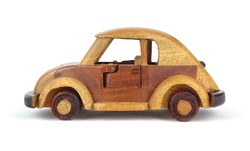 0Y495 Fából készült VW bogár