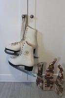 Vintage korcsolya, jégkorcsolya karácsonyi dekorációnak vagy sportoláshoz, 36-os 