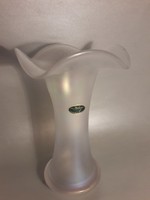 Low price now!!! Poschinger marked iridescent glass vase 25 cm