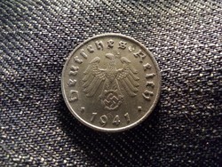 Németország Horogkeresztes 10 Reichspfennig 1941 A / id 12044/