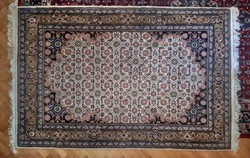 Fehér - barna eredeti BIDJAR szőnyeg perzsa kézi csomózású 122x184cm hibátlan