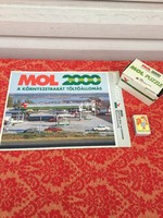 MOL 2000 környezetbarát kirakó játék - puzzle - benzinkút Magyar Olaj és Gázipari vállalat - Lada 