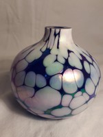 Irizáló üveg gömb váza vagy olajmécses kanóc nélkül