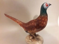 Royal dux porcelain pheasant large bird hunting gift 33 cm