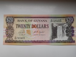 Guyana 20 dollár 2019 UNC