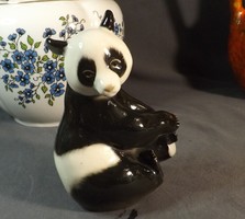 Panda maci orosz porcelán 