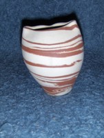 Retro kerámia váza 10 cm magas (12/d)