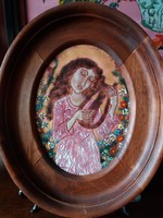 ZSÓRI BALOGH ERZSÉBET. -TŰZZOMÁNC KÉP!