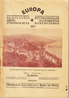 EURÓPA / Nemzetközi képes fürdő-kalauz. 1925