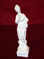 Görög női alabástrom szobor, magassága 16 cm. Vanneki!