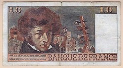 Francia bankjegy 10 Frankosok