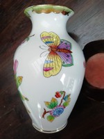 Herendi pillangós váza 14 cm