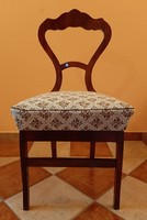 Antik, biedermeier, intarziás szék