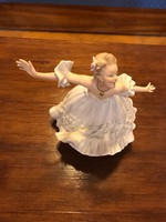 Wallendorf porcelán táncosnő