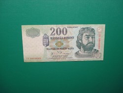 200 forint 2007 Extraszép!