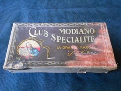 1920-as évekből Modiano Club cigaretta eredeti dobozában,zárjeggyel. Gyűjtői darab