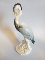 Karl Ens porcelán nagyméretű madár,kócsag