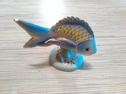 Drasche porcelán hal kézzel festett