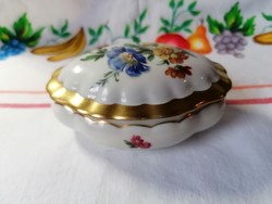 Oscar schlegelmilch porcelain antique jewelry box circa 1900 hand painted