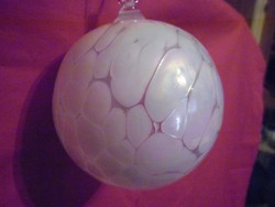 9 cm-es  karácsonyfadísz, üveggömb, egyedi