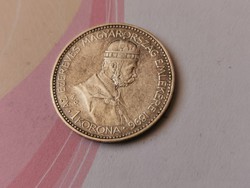1896 ezüst 1 korona,magyar,szép darab
