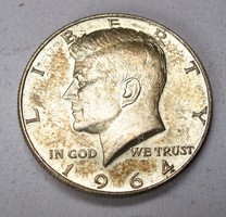 Kennedy fél dollár 1964 