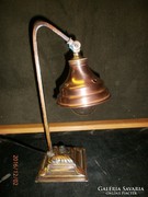 S45 Szecessziós asztali lámpa,art-deco ernyővel