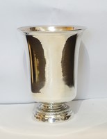 Antik francia ezüst talpas pohár, c.1805!