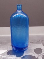 Szódás üveg kék - Feliratos Mezőkovácsháza