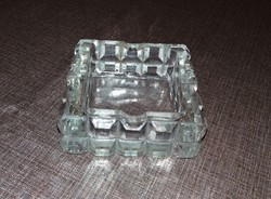 Üveg kristály hamutartó hamutál