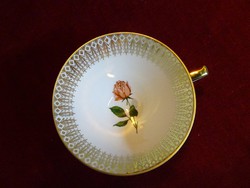 Winterling Bavaria német porcelán teáscsésze.  Rózsaszín rózsával. Vanneki!
