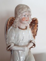 Régi porcelán angyal vintage szobor