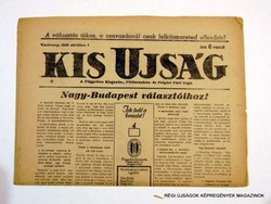 1945 10 7  /    KIS UJSÁG  /  Szs.:  11805