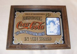 Coca-cola reklám tükör, kép