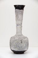 Gorka Géza monumentális váza oldalán csigavonalas mintával,57 cm